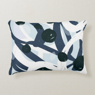 Abstrakte Kunst: Nahtlose Malerei Dekokissen