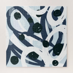 Abstrakte Kunst: Nahtlose Malerei Puzzle