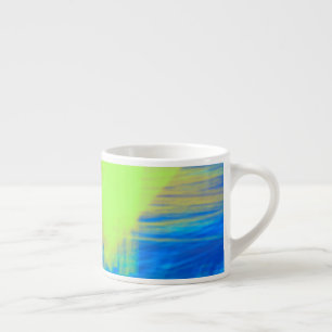 Abstrakte Kunst Pinselstriche Kaffeetasse Espressotasse