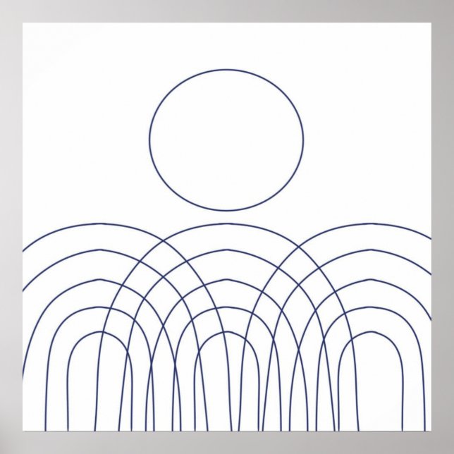 abstrakte Kunst Poster (Vorne)