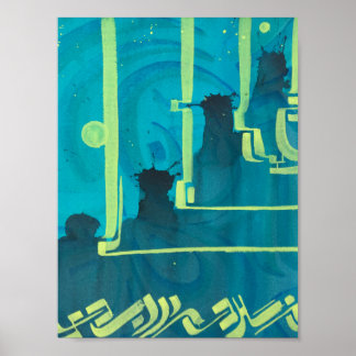 Abstrakte Kunst Poster