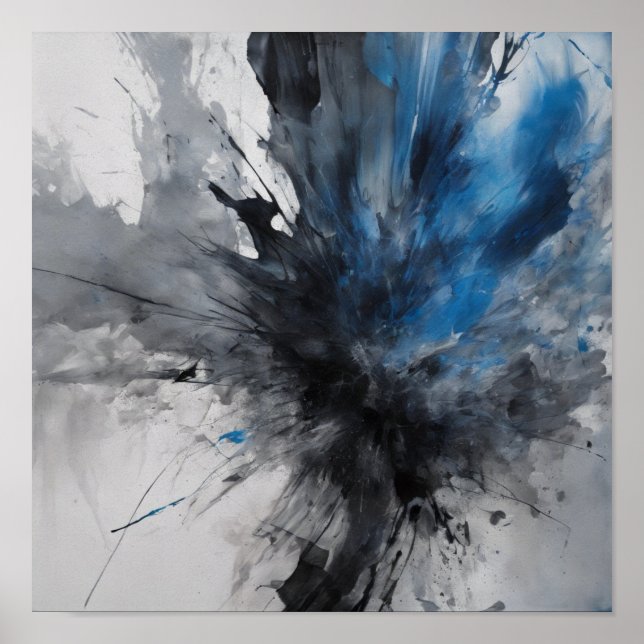 Abstrakte Kunst Poster (Vorne)