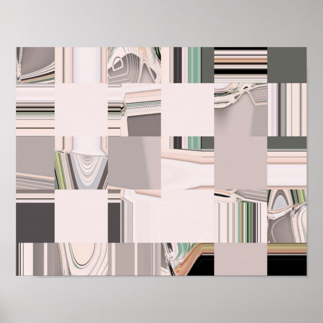 Abstrakte Kunst Poster (Vorne)