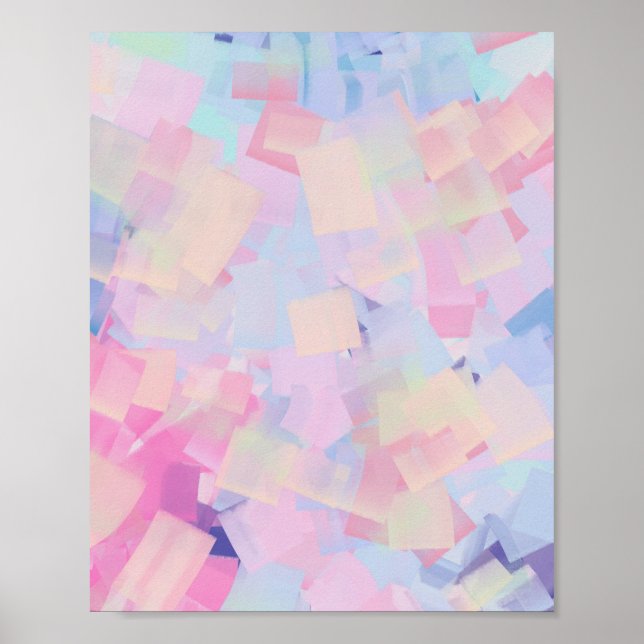Abstrakte Kunst Poster (Vorne)