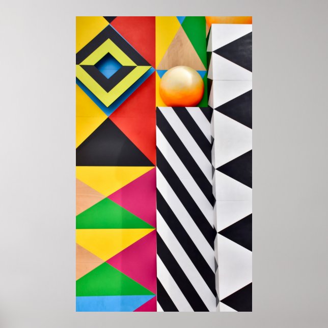 Abstrakte Kunst Poster (Vorne)