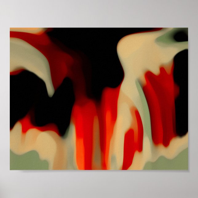 Abstrakte Kunst Poster (Vorne)