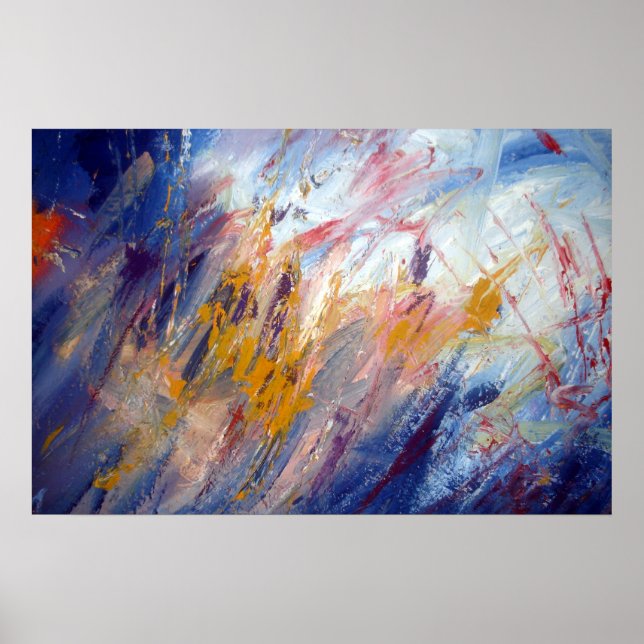 Abstrakte Kunst Poster (Vorne)