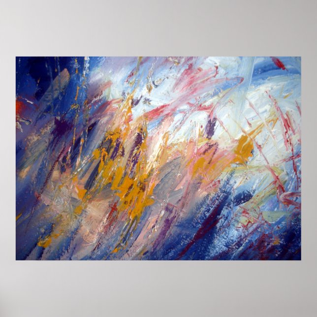 Abstrakte Kunst Poster (Vorne)