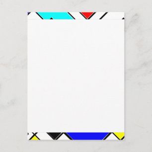Abstrakte Kunst Postkarte