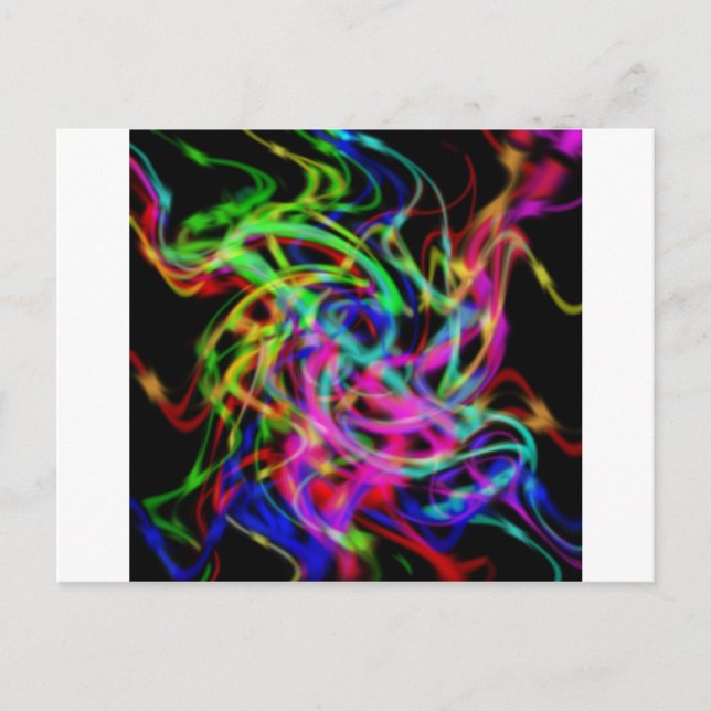 abstrakte Kunst Postkarte (Vorderseite)