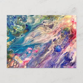 Abstrakte Kunst Postkarte