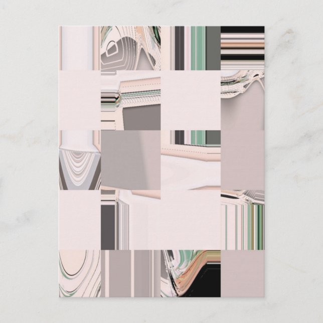 Abstrakte Kunst Postkarte (Vorderseite)