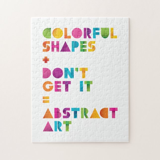 Abstrakte Kunst Puzzle (Vertikal)