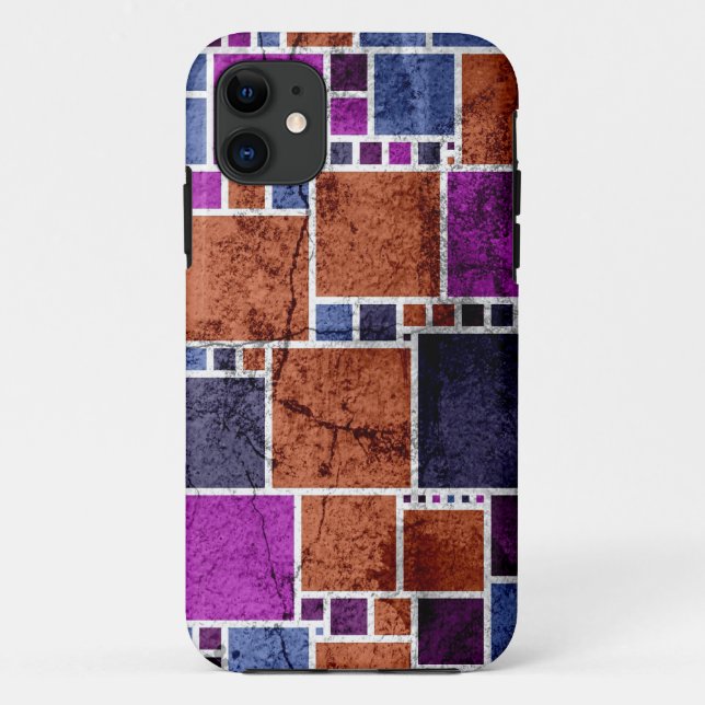 Abstrakte Kunst | Re-Re-Quadrate Case-Mate iPhone Hülle (Rückseite)