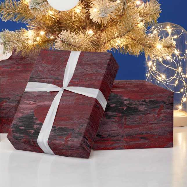 Abstrakte Kunst: Restwärme Geschenkpapier (Feiertage)