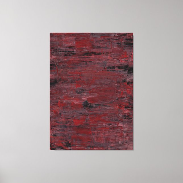 Abstrakte Kunst: Restwärme Leinwanddruck (Vorderseite)