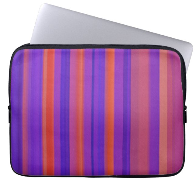 Abstrakte Kunst | Retrostreifen 4 Laptopschutzhülle (Vorderseite)