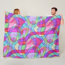 Abstrakte Kunst - Schnürsenkel Nahtloses Muster 1