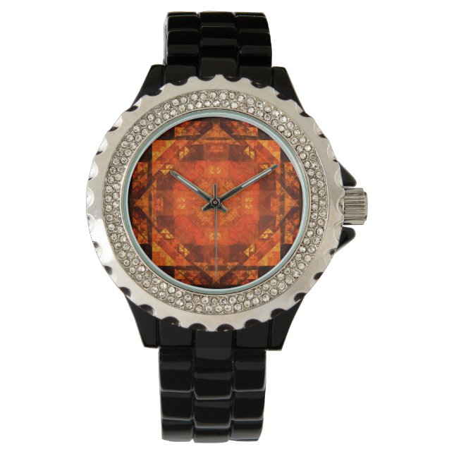 Abstrakte Kunst segnen Armbanduhr (Vorderseite)