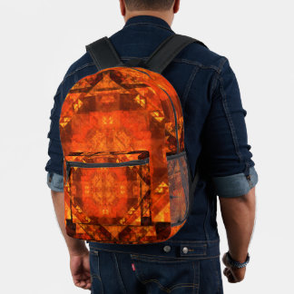 Abstrakte Kunst segnen Bedruckter Rucksack