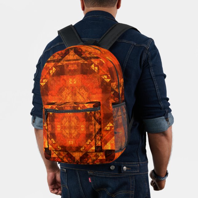 Abstrakte Kunst segnen Bedruckter Rucksack (Insitu (Modell))