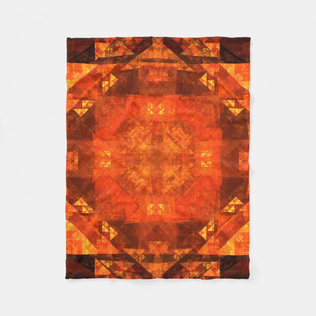 Abstrakte Kunst segnen Fleecedecke (Vorderseite)