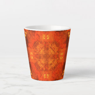 Abstrakte Kunst segnen Milchtasse