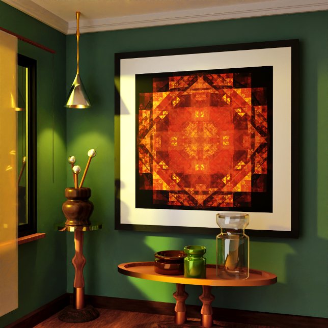 Abstrakte Kunst segnen Poster (Blessing Abstract Art Poster)