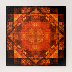 Abstrakte Kunst segnen Puzzle