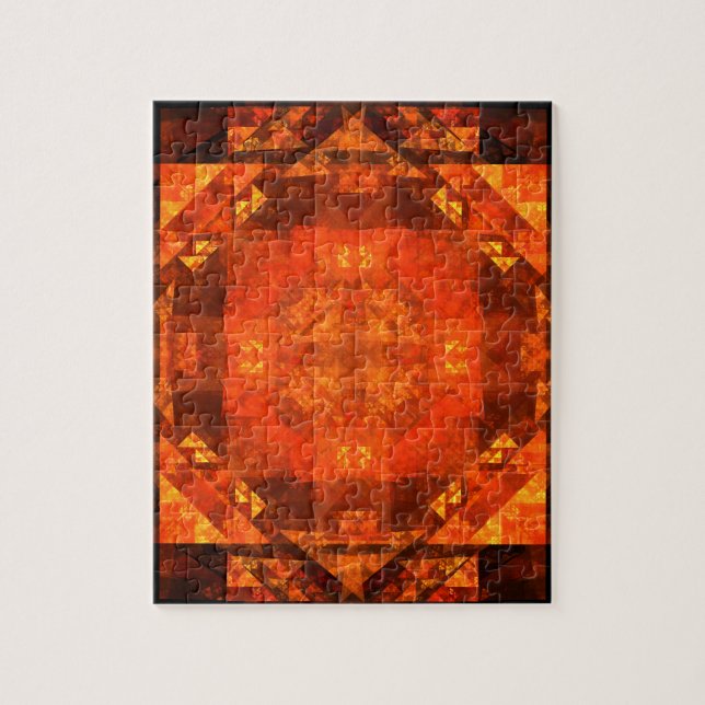 Abstrakte Kunst segnen Puzzle (Vertikal)