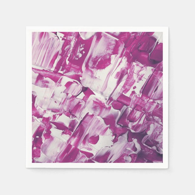 Abstrakte Kunst Serviette (Vorderseite)