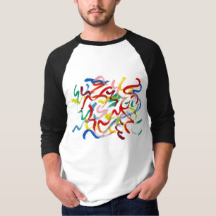 Abstrakte Kunst Shirt von Männern