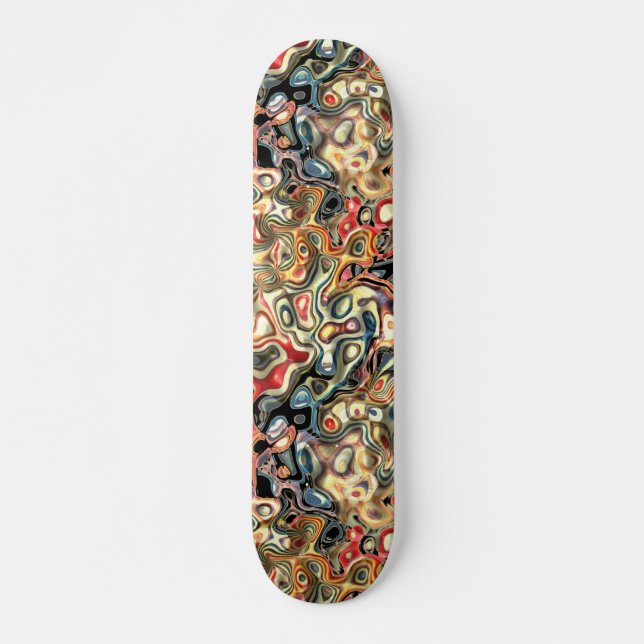 Abstrakte Kunst Skateboard (Vorne)