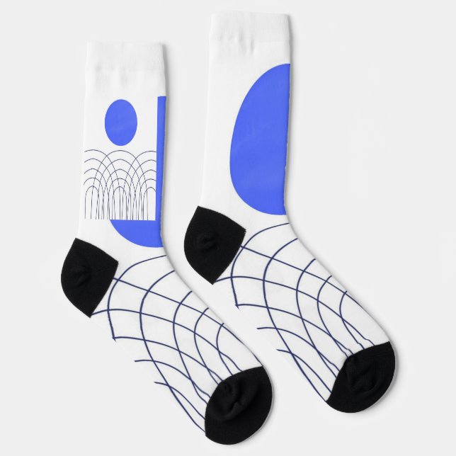 abstrakte Kunst Socken (Rechts)