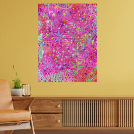 Abstrakte Kunst: Sommerträume Poster