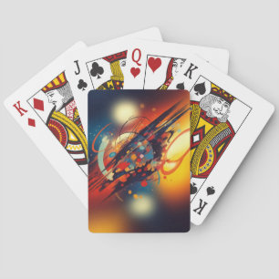 Abstrakte Kunst Spielkarten