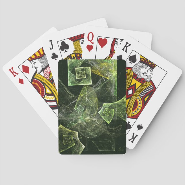 Abstrakte Kunst Spielkarten (Rückseite)