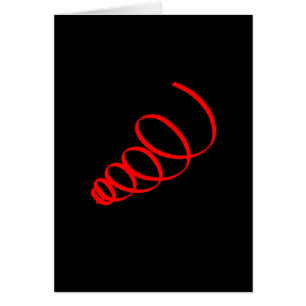 Abstrakte Kunst Spiral Energie Grußkarte