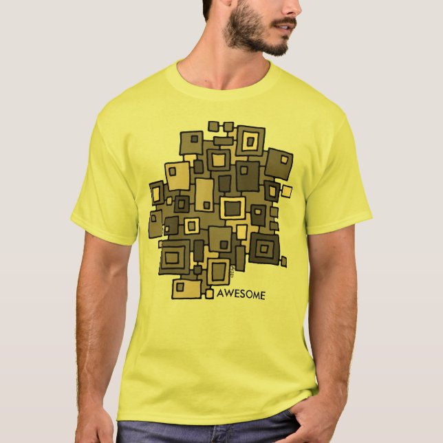 Abstrakte KUNST - STADTKARTEN II T-Shirt (Vorderseite)