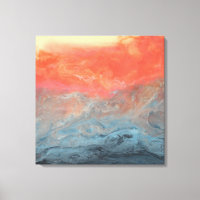 Abstrakte Kunst - "Stormy Sunset"