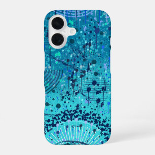 Abstrakte Kunst: Symphonie auf dem Meer iPhone 16 Hülle
