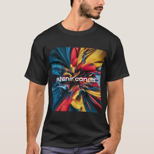 Abstrakte Kunst T-Shirt (Vorderseite)