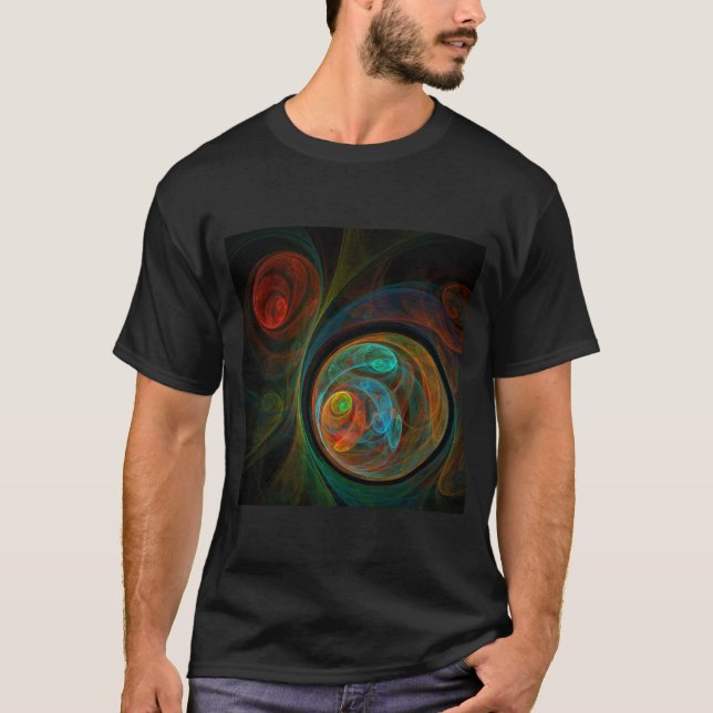 Abstrakte Kunst T-Shirt (Vorderseite)