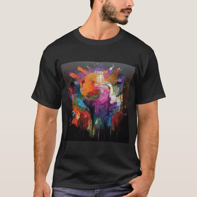 abstrakte Kunst T-Shirt (Vorderseite)