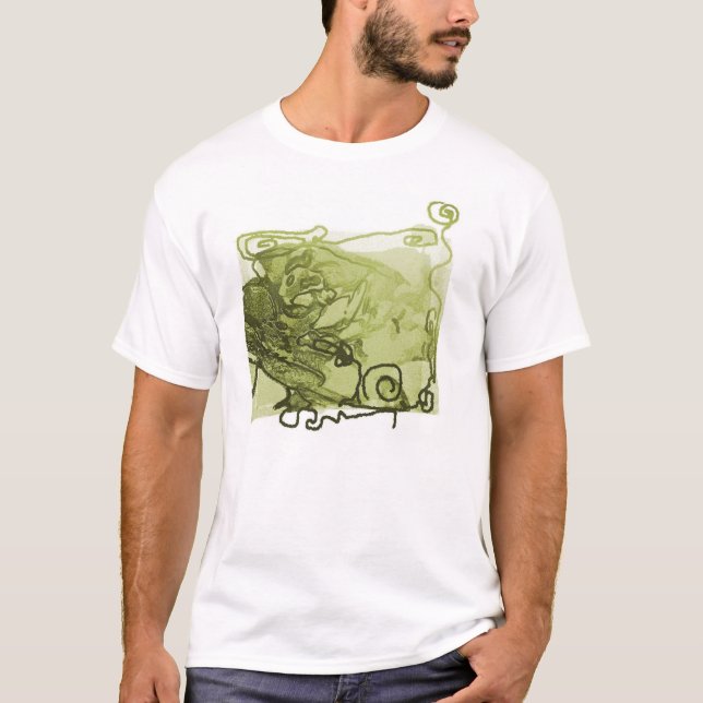 abstrakte Kunst T-Shirt (Vorderseite)