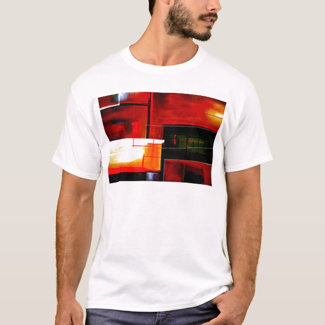 Abstrakte Kunst T-Shirt (Vorderseite)