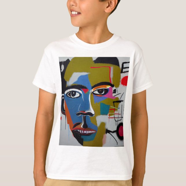 Abstrakte Kunst-T-Shirt T-Shirt (Vorderseite)