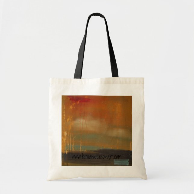 Abstrakte Kunst-Tasche Tragetasche (Vorne)