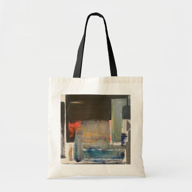 Abstrakte Kunst-Tasche Tragetasche (Vorne)