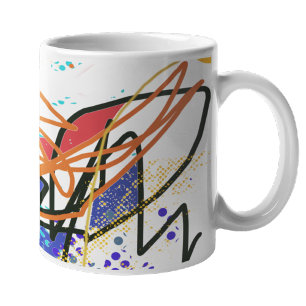 Abstrakte Kunst Tasse